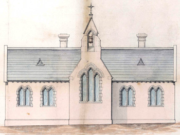 Elevation of the new National School [AD3765/37/51]